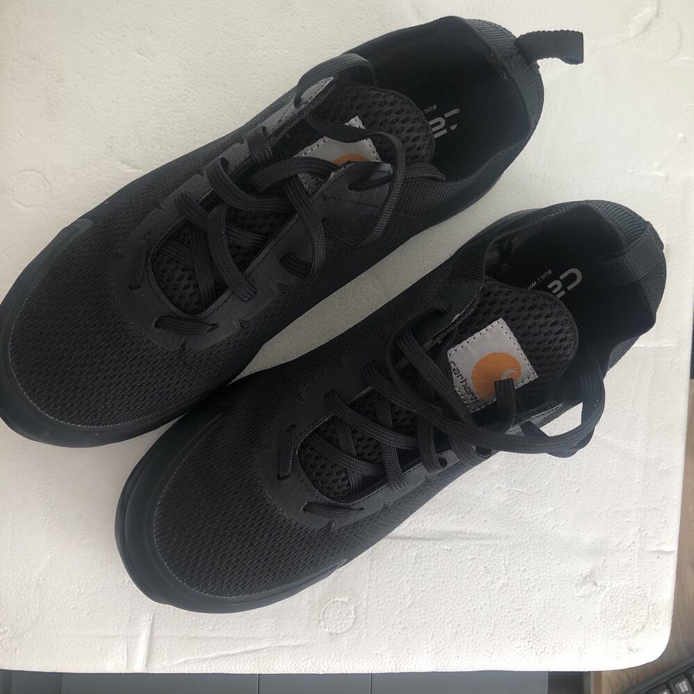 Carhartt Boots Men's 8 CMD3441 Black Force Nano Composite steel Toed Work Shoe